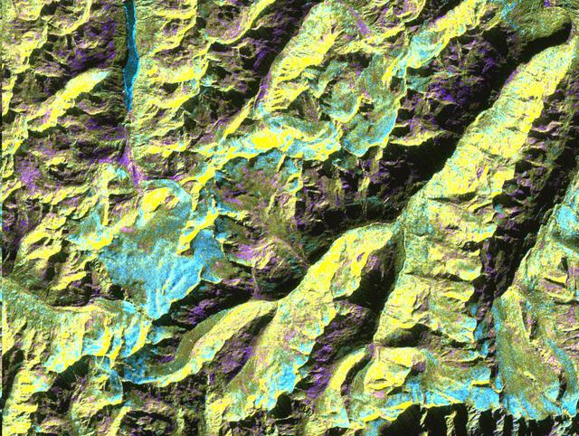 NASA image: Space Radar Image of Oetzal, Austria