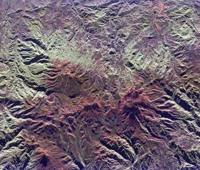 NASA image: Space Radar Image of Ruiz Volcano, Colombia