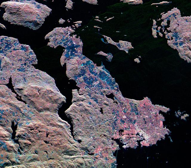 NASA image: Space Radar Image of Victoria, Canada