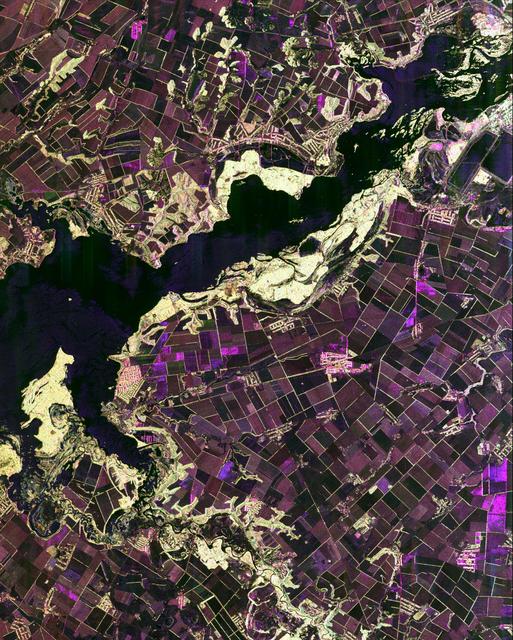 NASA image: Space Radar Image of Dnieper River, Ukraine