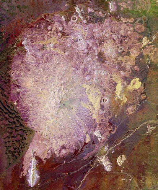 NASA image: Space Radar Image of Pinacate Volcanic Field, Mexico