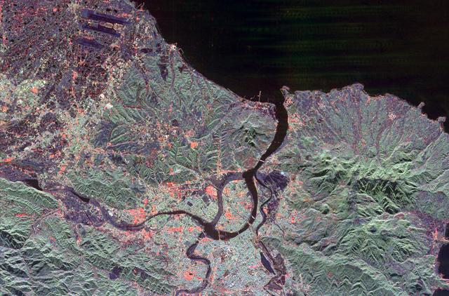 NASA image: Space Radar Image of Taipei, Taiwan