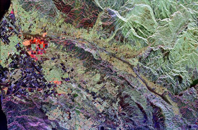NASA image: Space Radar Image of Ventura County, California