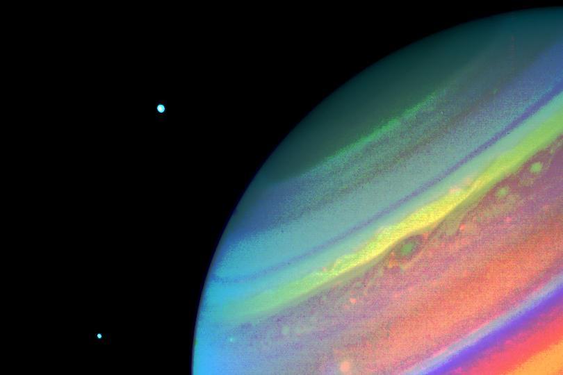 Voyager 2 Image of Saturn