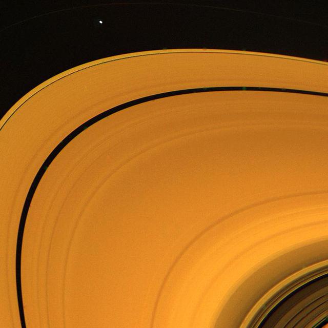 NASA image: Saturn A-Ring