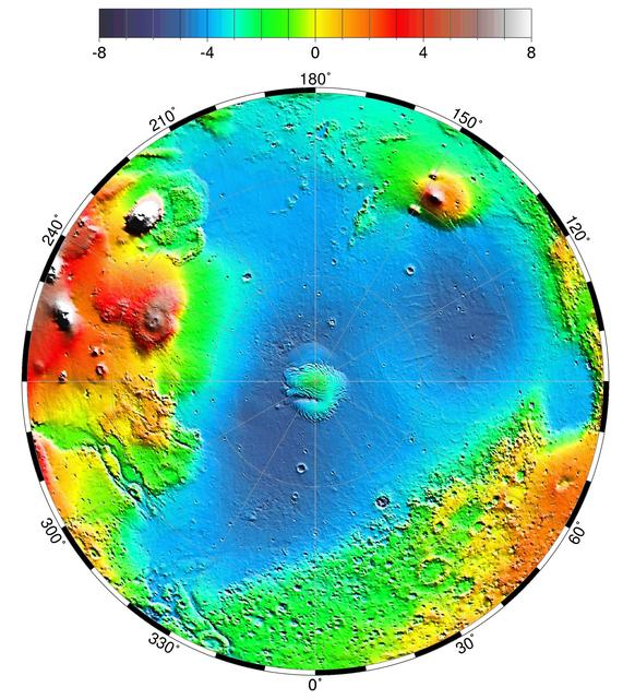 NASA image: Lambert Equal-Area Projection of Pole-to-Equator