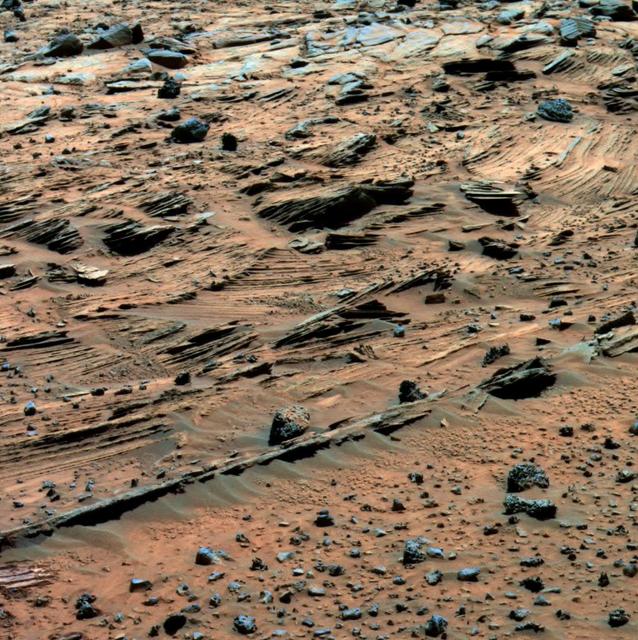 Spirit Says Goodbye to Home Plate False Color