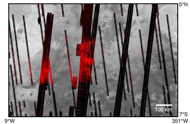 NASA image: Hematite Map TES