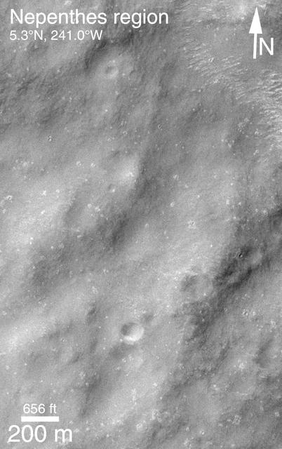 NASA image: MOC Providing Clues For Future Landing Site Selection