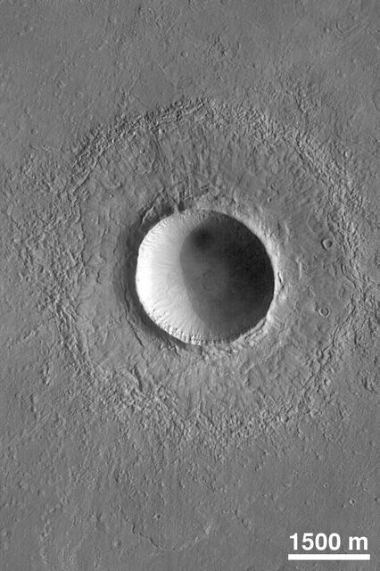 NASA image: Martian Crater