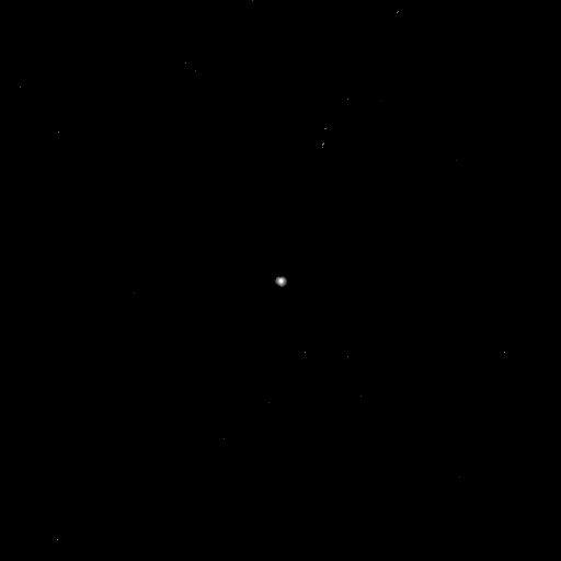 Comet Tempel 1 as seen by the NASA Deep Impact impactor targeting sensor at 7:44 Universal Time, July 3, 2005.