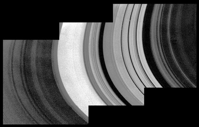 NASA image: Mosaic of Saturn Rings