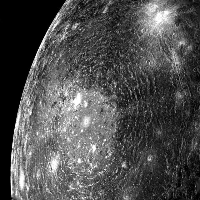 NASA image: Callisto Basin