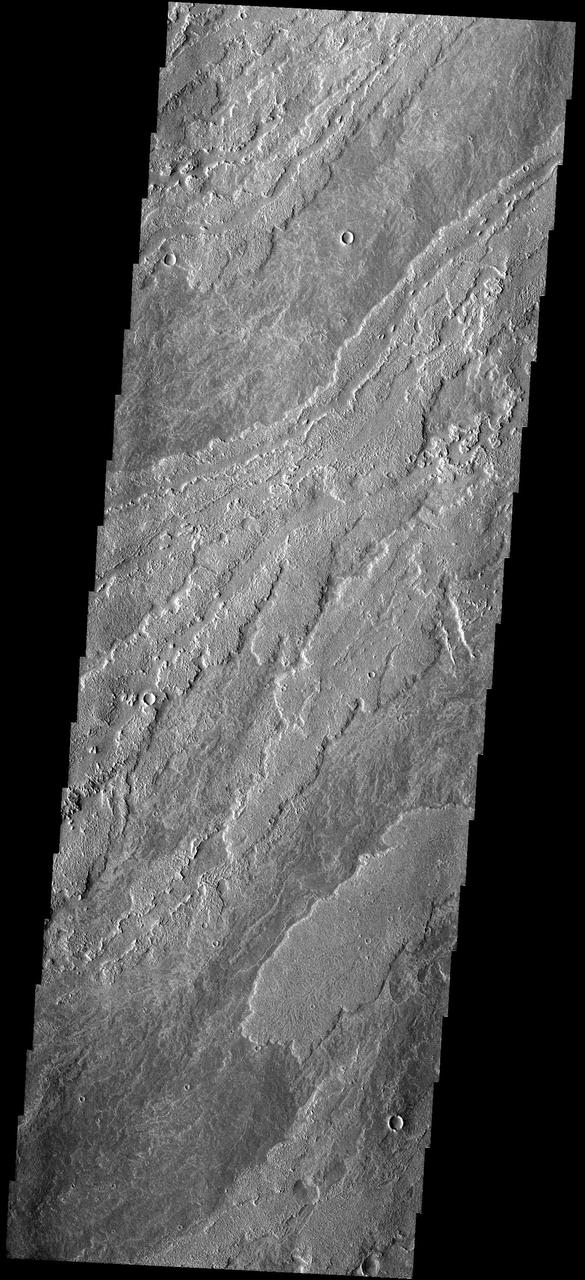These lava flows are part of the Arsia Mons complex