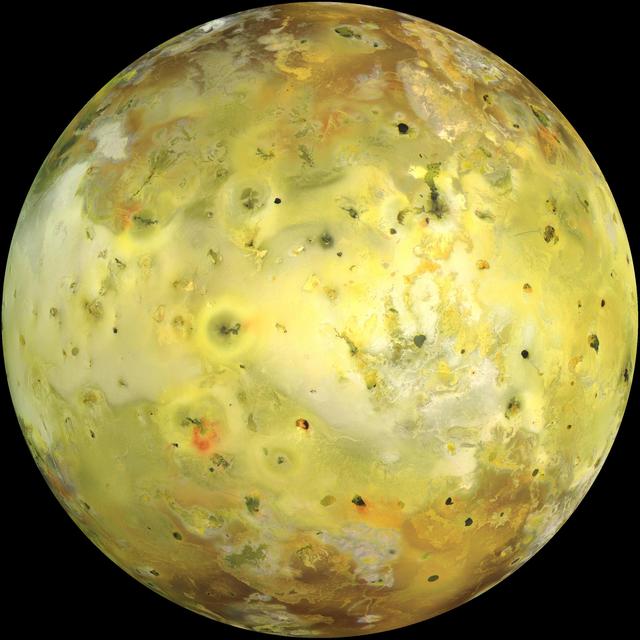 NASA image: Global image of Io true color