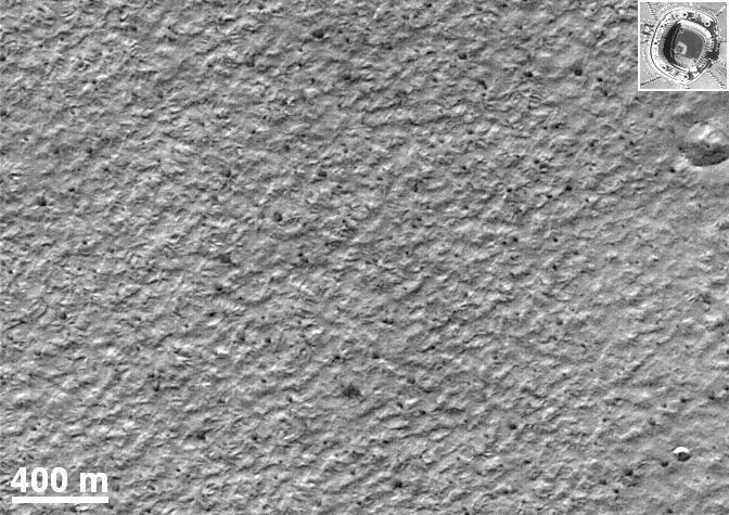 Mars Polar Lander Site Surface Details