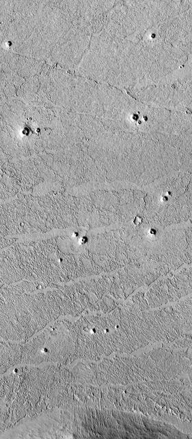 Possible Rootless Cones or Pseudo craters on Mars