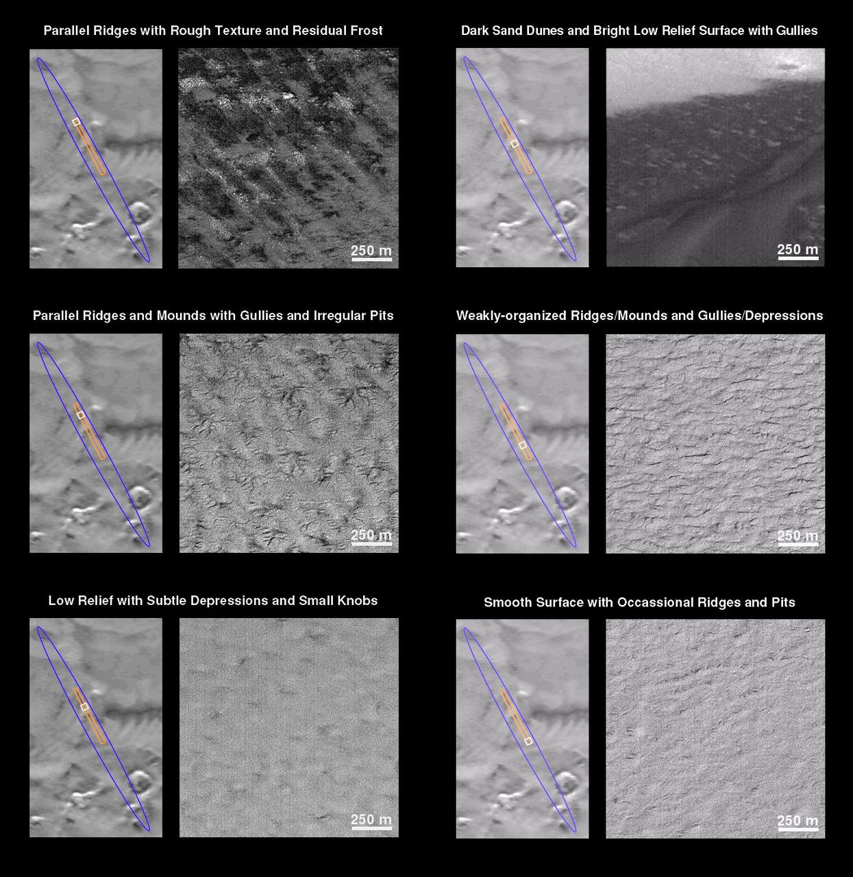 Mars Polar Lander Landing Zone Compared With JPL