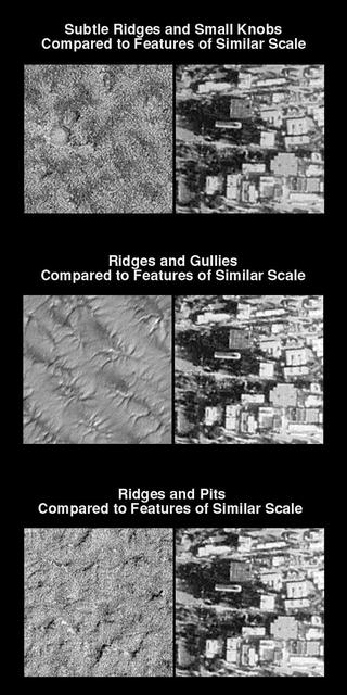NASA image: Mars Polar Lander Landing Zone Compared With JPL