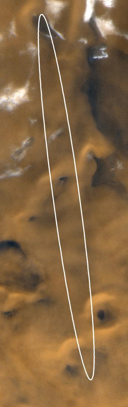 Latest Color View of Polar Landing Site