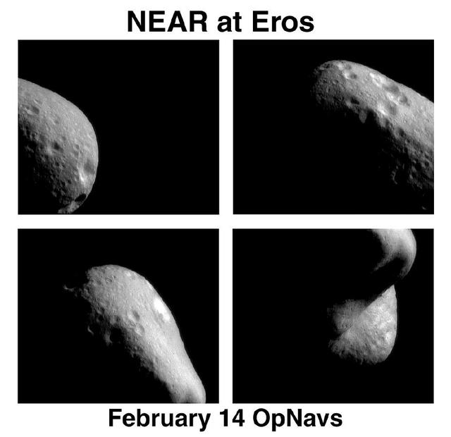 NASA image: Eros: The First Look from Orbit