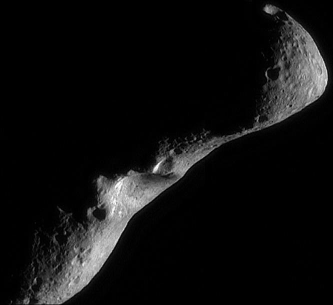 Eros Image Mosaic, Looking North