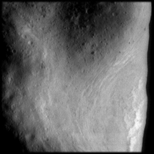 Rim of Saddle Region on Eros
