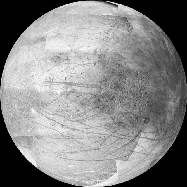 Europa Jupiter-Facing Hemisphere