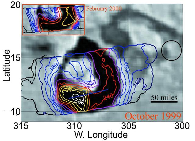 NASA image: Temperature Comparison at Loki