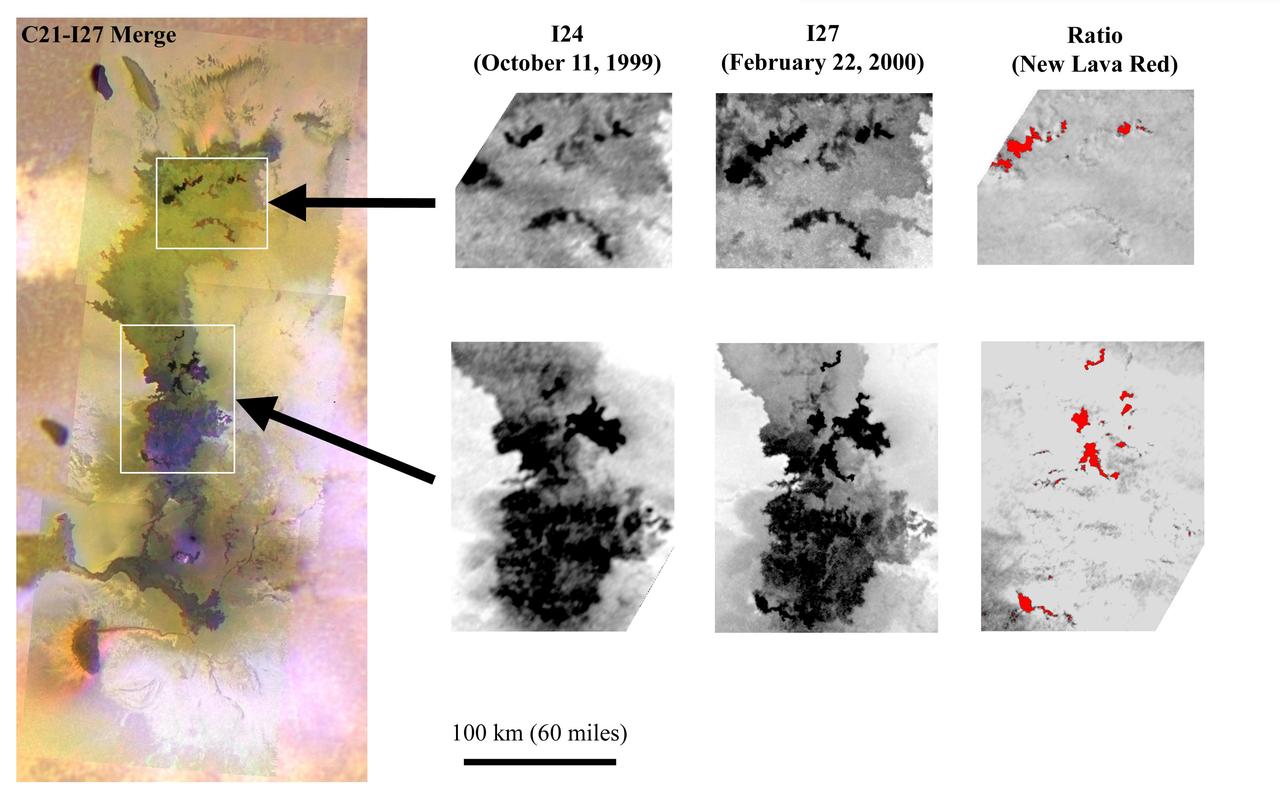 Amirani Big Lava Flow on Io