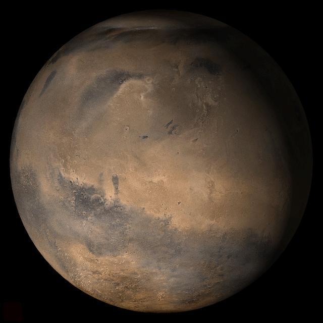 NASA image: Mars at Ls 12°: Elysium/Mare Cimmerium