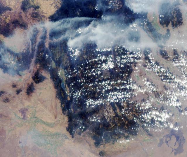 NASA image: MISR Images Wildfires in Northwestern US