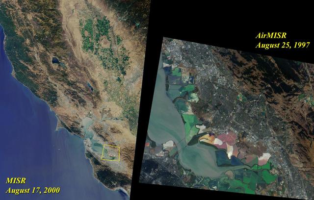 NASA image: Northern California and San Francisco Bay