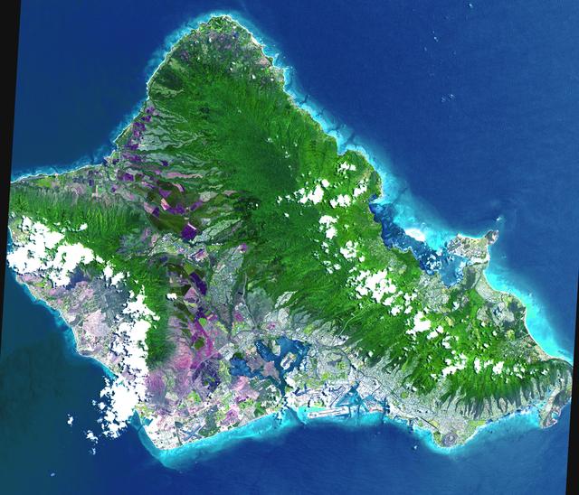 NASA image: Oahu, Hawaii