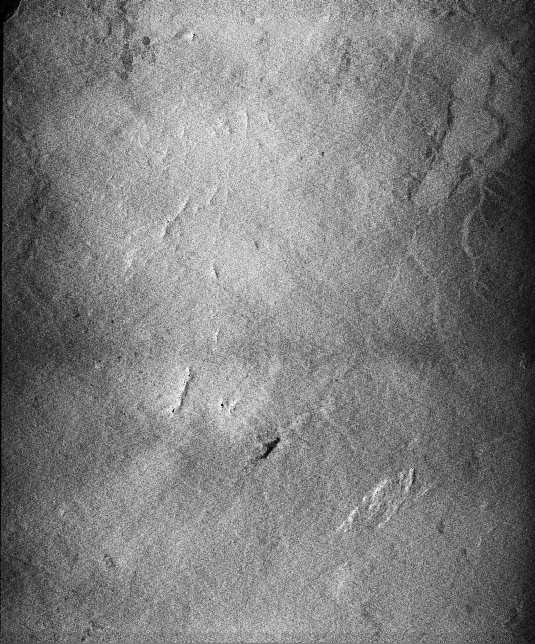 This radar image acquired in February 2000 by NASA Shuttle Radar Topography Mission SRTM shows an area south of the Sao Francisco River in Brazil.