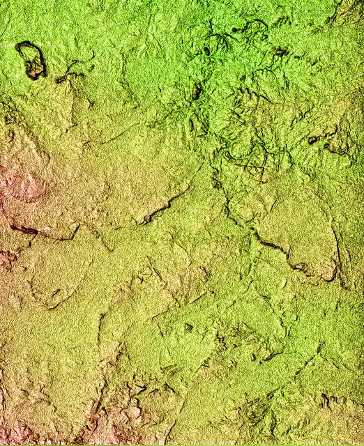 NASA image: Shaded Relief of South Africa, Northern Cape Province