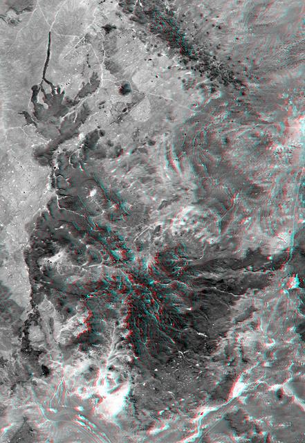 NASA image: Anaglyph, Patagonia, Argentina