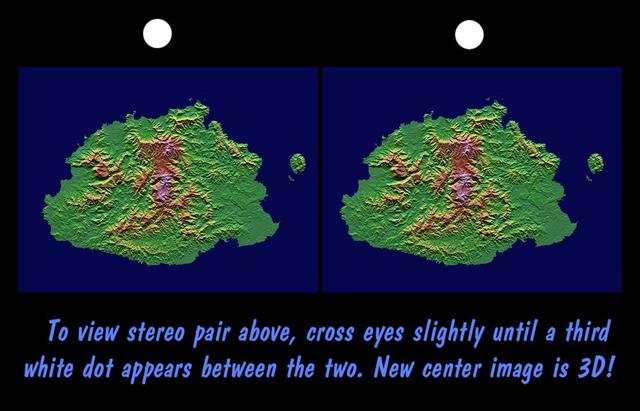 NASA image: SRTM Stereo Pair: Fiji Islands
