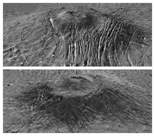 Major Martian Volcanoes from MOLA - Alba Patera