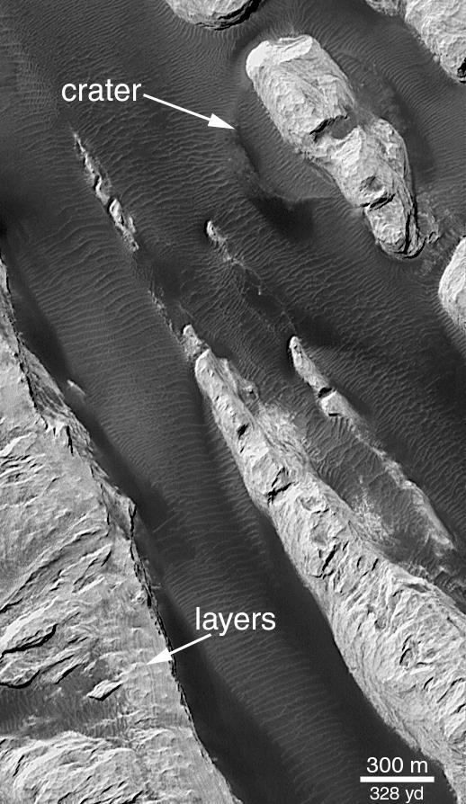 White Rock of Pollack Crater