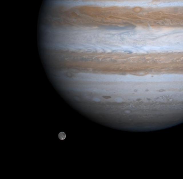 Ganymede and Jupiter