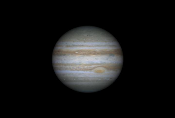 NASA Cassini spacecraft took narrow-angle images of Jupiter outer atmosphere, showing the giant planet as if it were constantly bathed in sunlight.