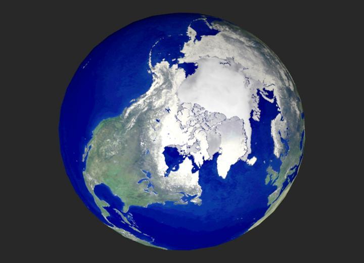 NASA researchers have new [sic] insights into the mysteries of Arctic sea ice, thanks to the unique abilities of Canada's Radarsat satellite. The Arctic is the smallest of the world's four oceans, but it may play a large role in helping scientists monitor Earth's climate shifts.  Using Radarsat's special sensors to take images at night and to peer through clouds, NASA researchers can now see the complete ice cover of the Arctic. This allows tracking of any shifts and changes, in unprecedented detail, over the course of an entire winter. The radar-generated, high-resolution images are up to 100 times better than those taken by previous satellites.  http://photojournal.jpl.nasa.gov/catalog/PIA02970