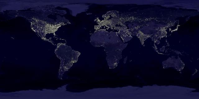 NASA image: Global City Lights
