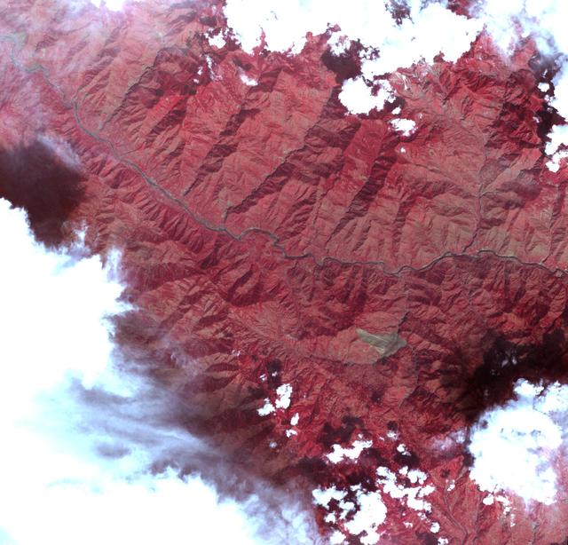NASA image: Landslide in Kashmir
