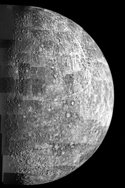 NASA image: Photomosaic of Mercury - Outbound View