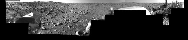 NASA image: Morning on Chryse Planitia - Viking Lander 1 Camera 2 Mosaic