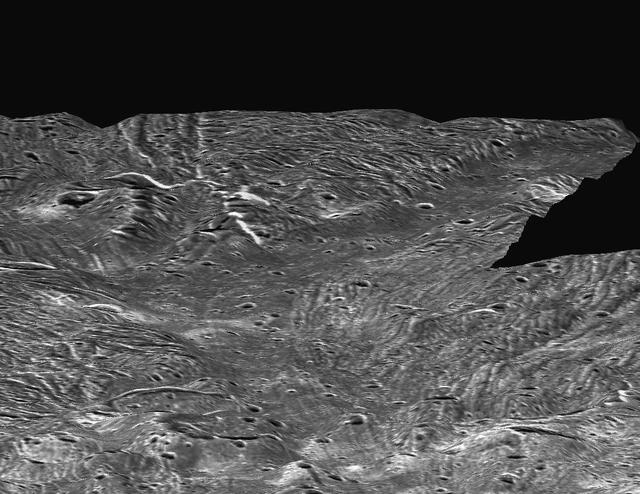 Ganymede Topography