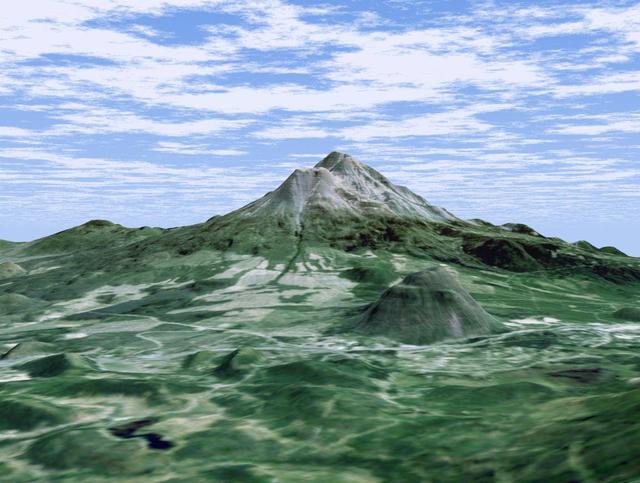 At more than 4,300 meters 14,000 feet , Mount Shasta is California tallest volcano and part of the Cascade chain of volcanoes extending south from Washington.