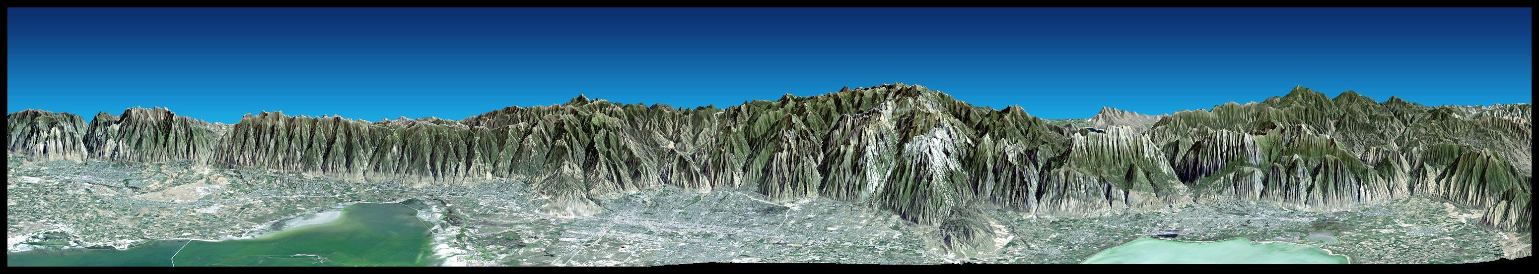 Most of the population of Utah lives just west of the Wasatch Mountains in the north central part of the state.